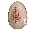 tattooed egg
